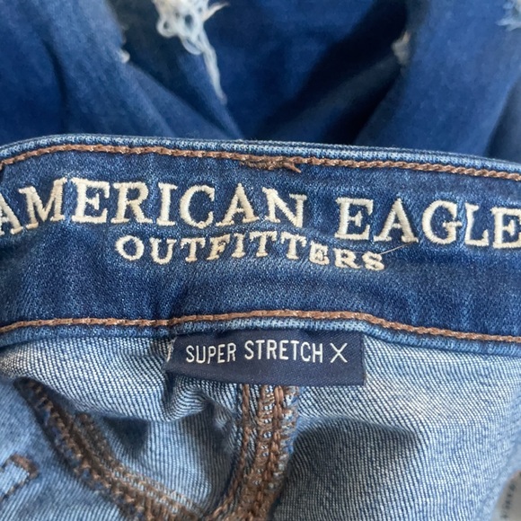 Dark Washed Ripped Jeans - Picture 3 of 4